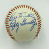 Vintage Red Faber Joe Mccarthy Ted Williams Hall Of Fame Signed Baseball JSA COA