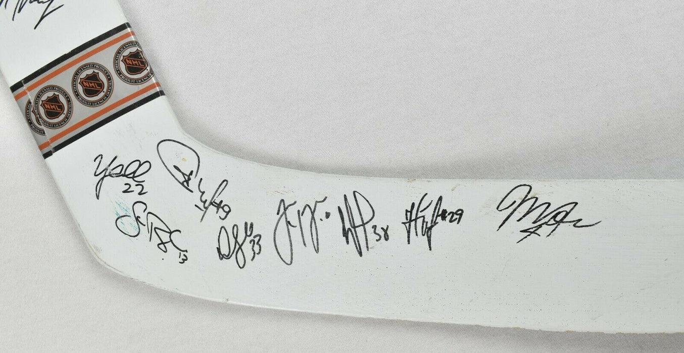 1991–92 San Jose Sharks Inaugural Season Team Signed Goalie Stick JSA COA