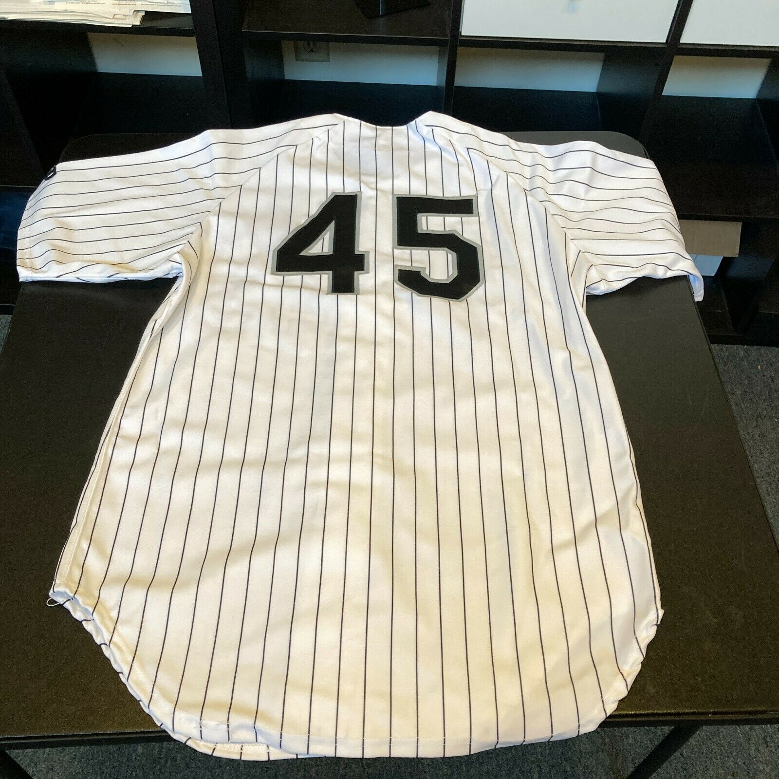 Michael Jordan Signed Birmingham Barons White Sox Jersey UDA Upper Dec —  Showpieces Sports