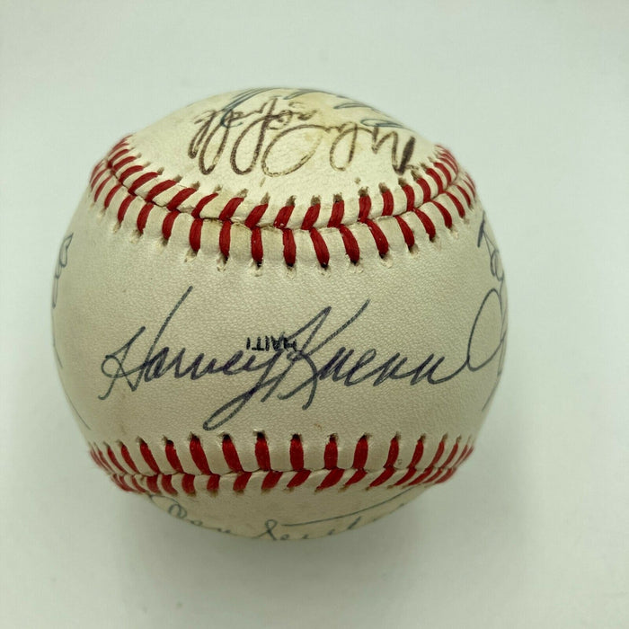 1982 Milwaukee Brewers AL Champs Team Signed World Series Baseball With JSA COA
