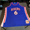 Dr. J Julius Erving Signed Mitchell & Ness 1976 Philadelphia 76ers Jersey JSA