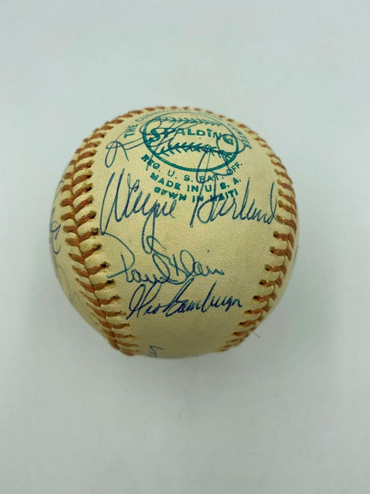 Nice 1974 Baltimore Orioles Team Signed American League Baseball JSA COA