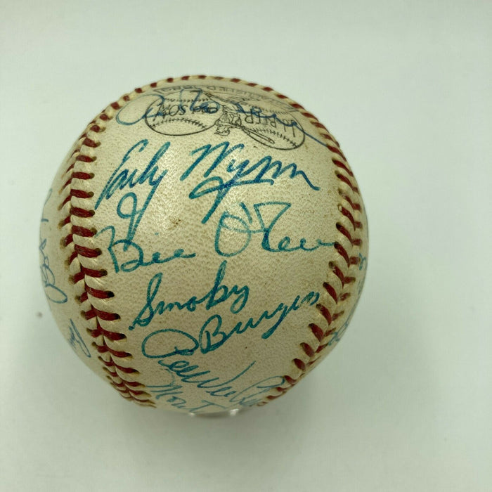 1973 MLB Alumni Hall Of Fame Multi Signed Baseball With Nellie Fox PSA DNA COA