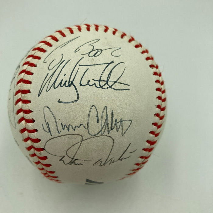 1992 All Star Game Tour Signed Baseball Barry Bonds Randy Johnson Beckett COA