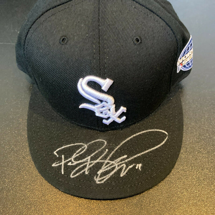 Paul Konerko Signed Chicago White Sox 2005 World Series Game Model Hat Steiner
