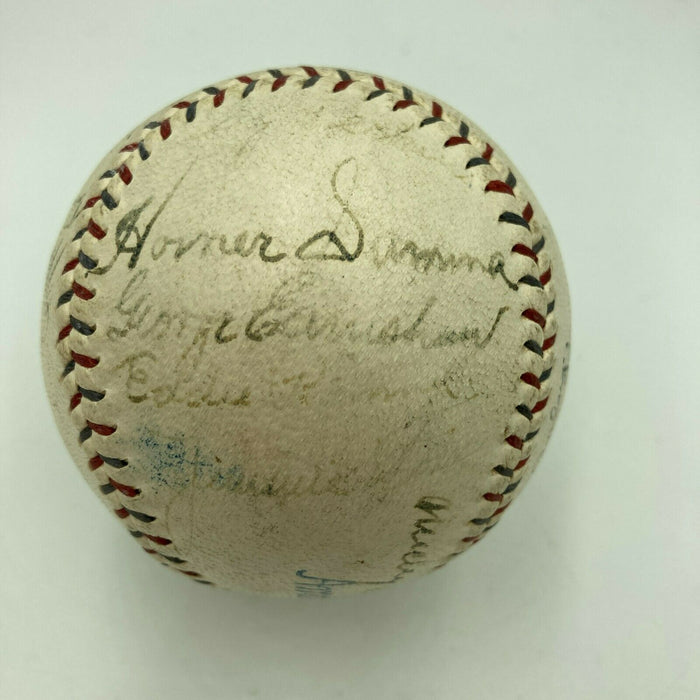 1930 Philadelphia Athletics A's World Series Champs Team Signed Baseball JSA COA
