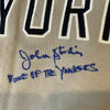John Sterling "Voice Of The Yankees" Signed NY Yankees Derek Jeter Jersey JSA