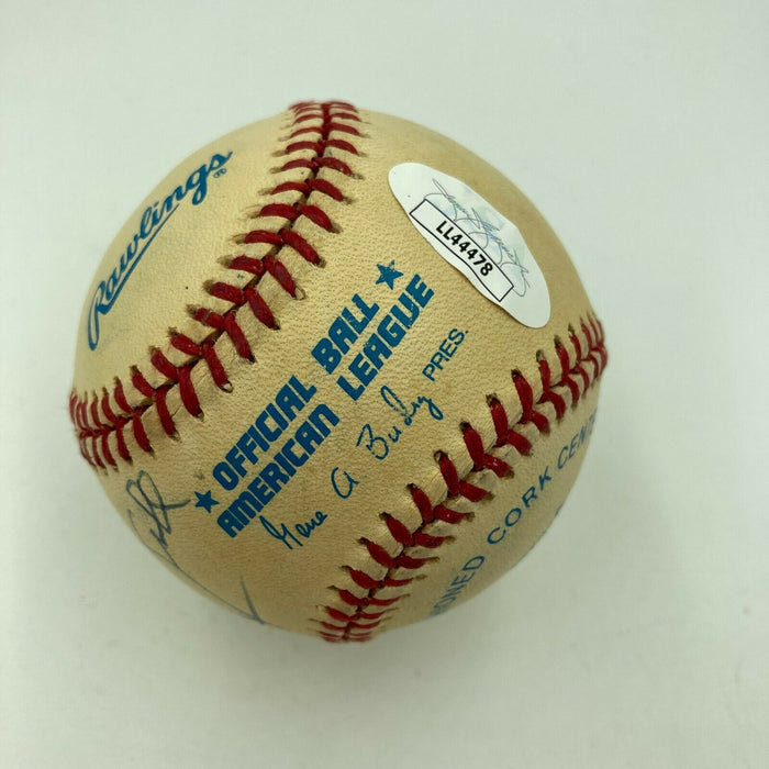 Richard Kline & Norman Fell Three's Company Signed Baseball JSA COA