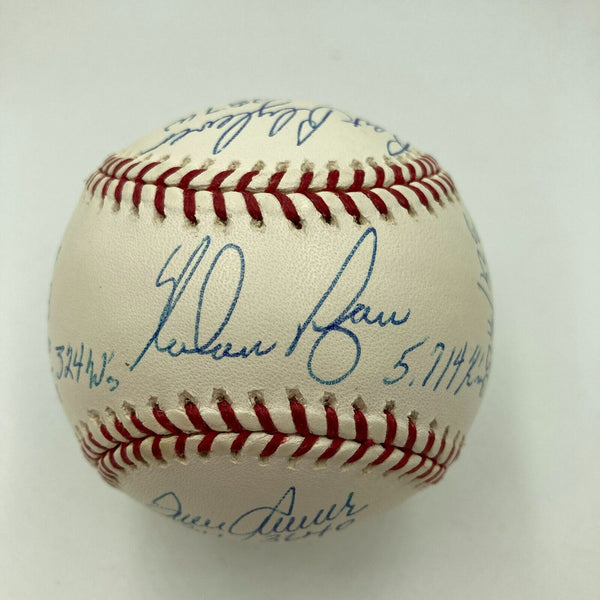 3,000 Strikeout Club Signed Baseball Nolan Ryan Tom Seaver Randy Johnson Tristar