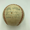 Pittsburgh-Area WWII Servicemen Multi Signed Baseball World War 2