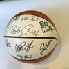 Magic Johnson Hall Of Fame Induction Class Of 2002 Multi Signed Basketball JSA