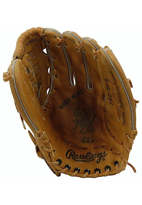 1993 Ryne Sandberg Signed Game Used Rawlings Baseball Glove Chicago Cubs JSA COA