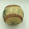 1961 New York Yankees World Series Champs Team Signed Baseball Roger Maris JSA