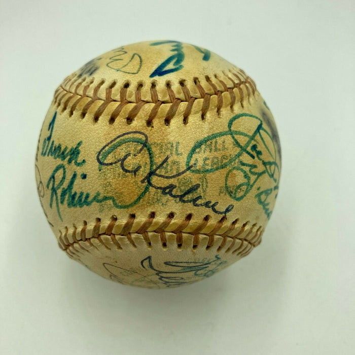Mickey Mantle Ted Williams Joe DiMaggio Willie Mays HOF Signed Baseball JSA COA