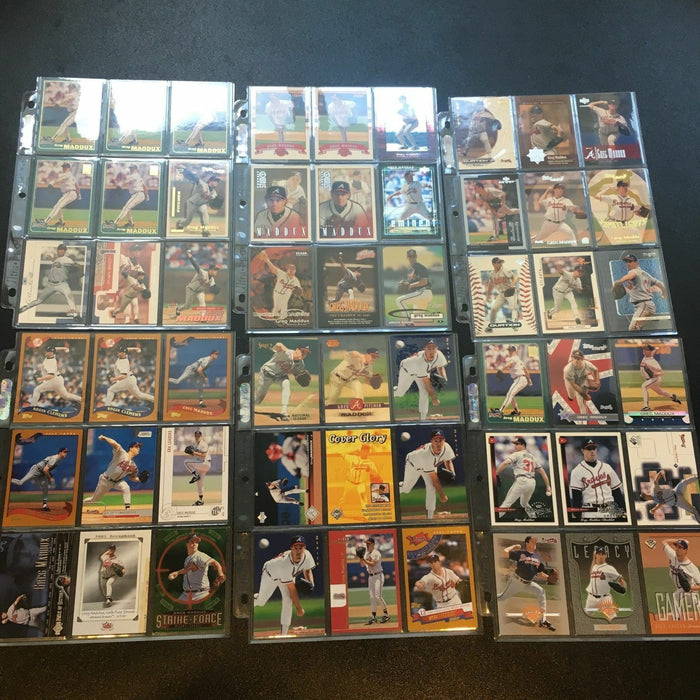 Huge Lot Of (580) Greg Maddux Baseball Cards
