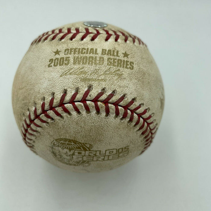 Roger Clemens Signed 2005 World Series Game 1 Game Used Baseball Tristar COA
