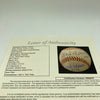 Beautiful Hank Aaron & Frank Robinson Signed Major League Baseball JSA COA