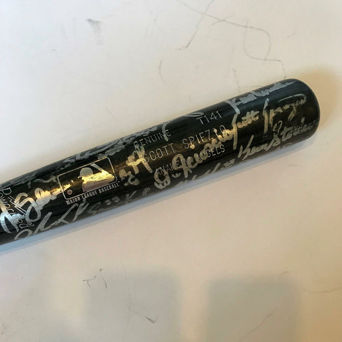 2000 Anaheim Angels Team Signed Game Used Bat 30+ Signatures With JSA COA
