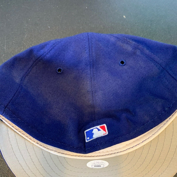 Rick Helling Signed Game Model Texas Rangers Baseball Hat Cap With JSA COA