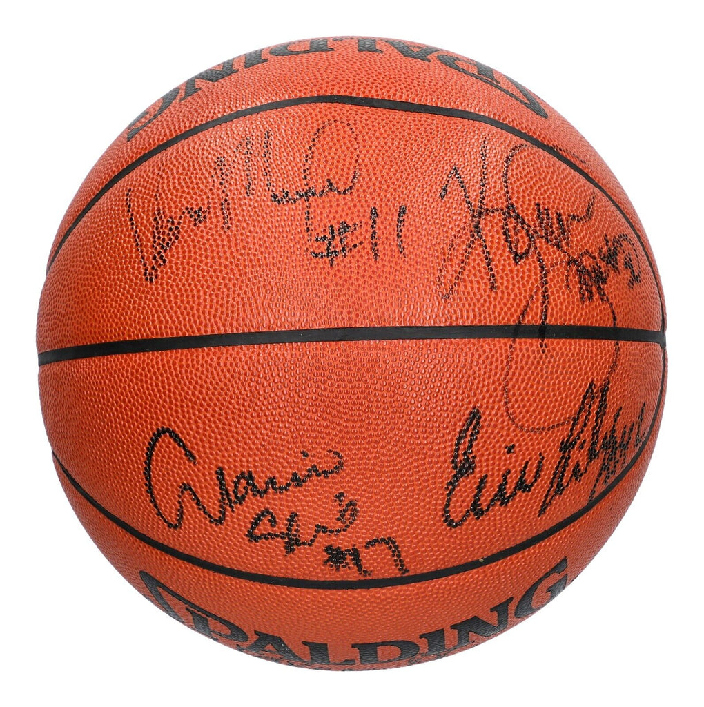 1993-94 Houston Rockets NBA Champs Team Signed Spalding NBA Game Baske ...