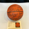1976-77 Portland Trail Blazers NBA Champs Team Signed Basketball UDA JSA COA