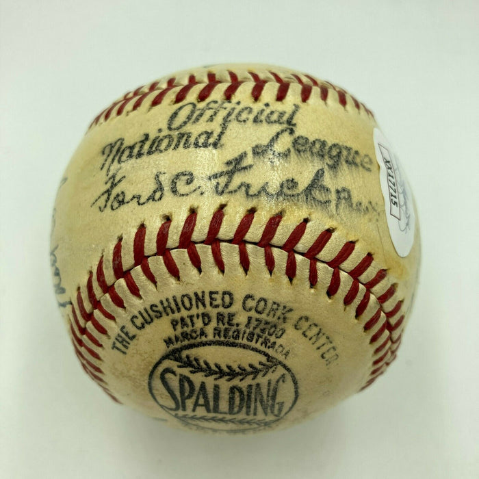 1942 St. Louis Cardinals World Series Champs Team Signed Baseball JSA COA