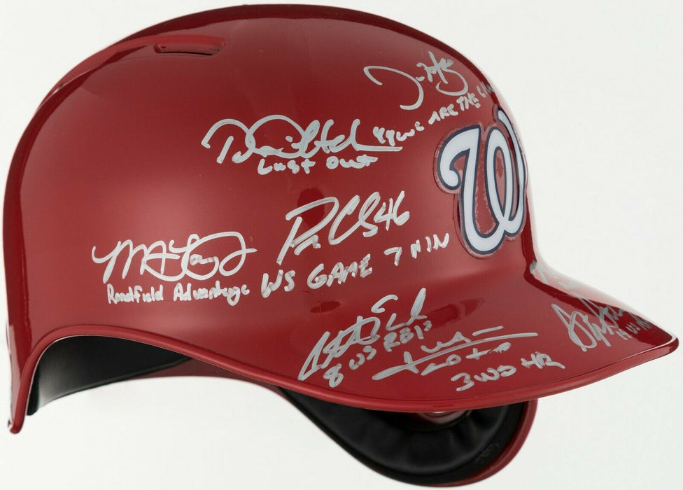 2019 Washington Nationals World Series Champs Team Signed Helmet Fanatics & MLB