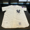 Beautiful Mickey Mantle No. 7 Signed New York Yankees Jersey UDA Upper Deck PSA