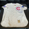 Ron Santo Signed Heavily Inscribed Authentic Chicago Cubs STAT Jersey JSA COA