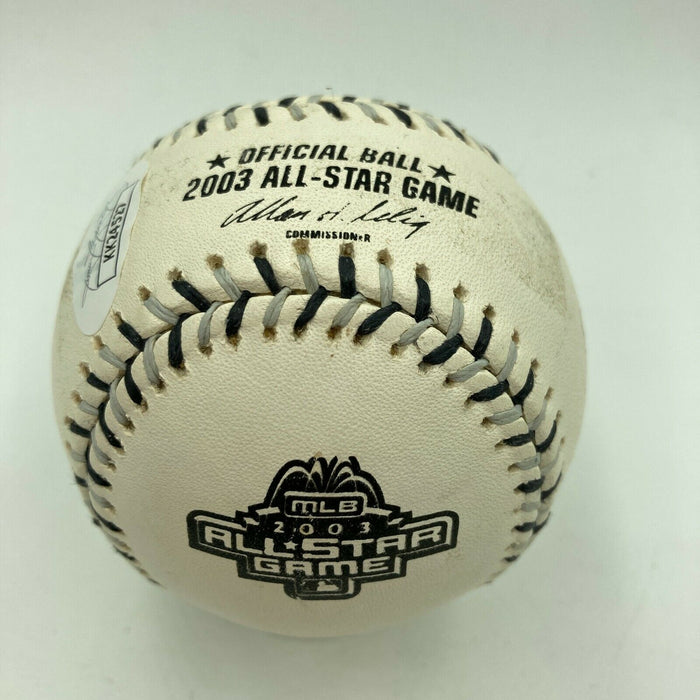 Michael Buble & Vanessa Carlton Signed 2003 All Star Game Baseball JSA COA