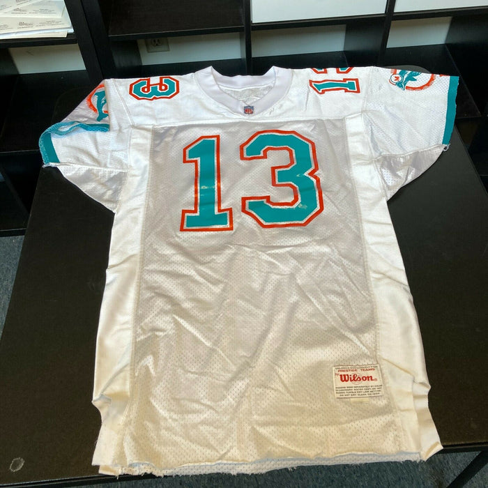 Dan Marino Signed 1980's Wilson Miami Dolphins Game Issued Pro Cut Jersey JSA