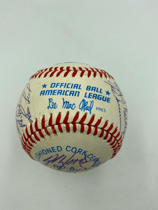 1982 Toronto Blue Jays Team Signed American League Baseball JSA COA