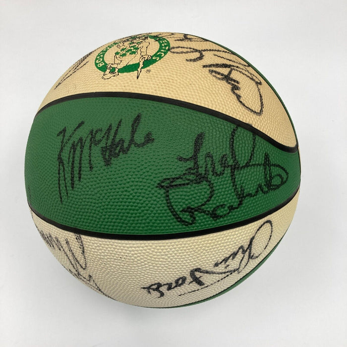 1987-1988 Boston Celtics Team Signed Basketball Larry Bird JSA COA