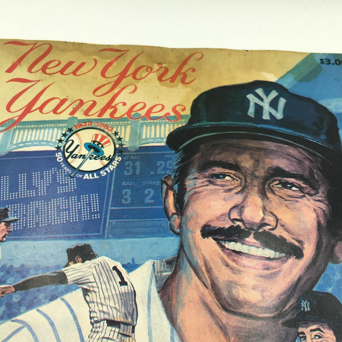 1983 New York Yankees Year Book Signed By Billy Martin JSA COA