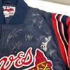 2000 Atlanta Braves Team Signed Jacket Greg Maddux Chipper Jones Glavine Cox JSA