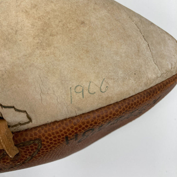 1966 Houston Oilers Team Signed Vintage Spalding AFL Game Football