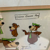Yogi Berra Signed Yogi Bear Hanna Barbera Cel Original Model Sheet #6/8 JSA COA