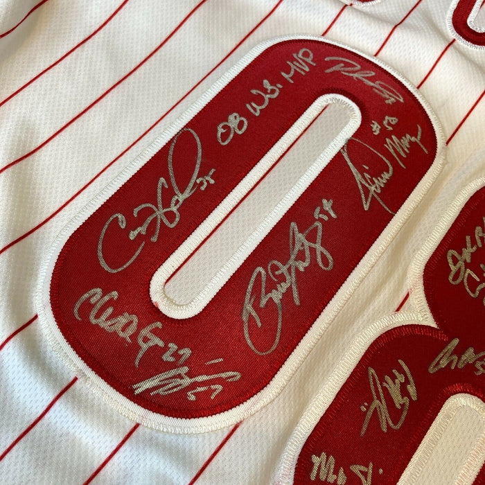 2008 Philadelphia Phillies World Series Champs Team Signed Jersey With JSA COA