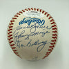 1953 New York Yankees World Series Champs Team Signed Baseball Mickey Mantle JSA