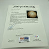 Beautiful Satchel Paige Signed 1950's National League Baseball PSA DNA COA