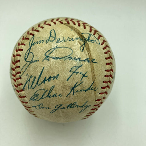 1954 Chicago White Sox Team Signed Autographed Baseball With Nellie Fox