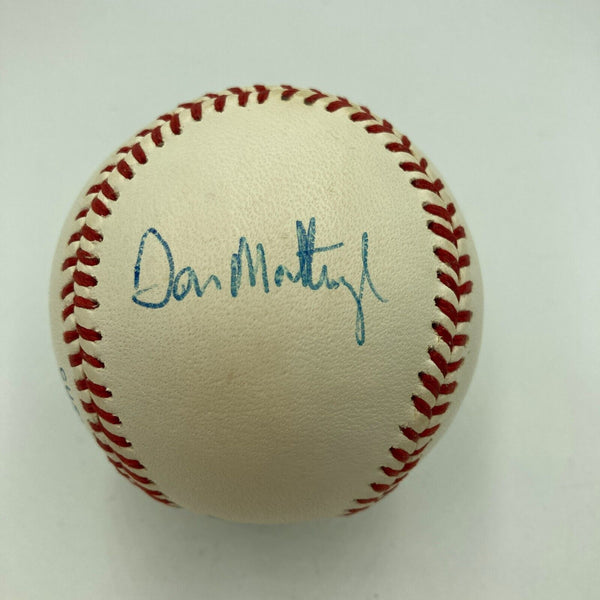 Don Mattingly Signed 1980's Official American League Baseball JSA COA