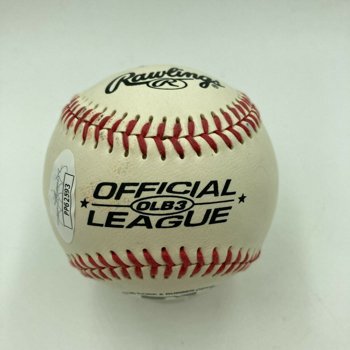 Rare Denzel Washington Signed Official League Baseball Movie Star JSA COA