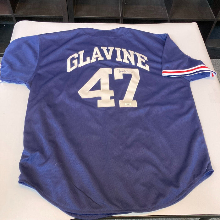 Tom Glavine Signed Atlanta Light Blue Baseball Jersey (JSA)