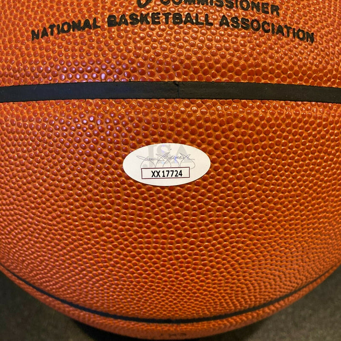 Kareem Abdul Jabbar Signed Spalding Official NBA Game Basketball JSA COA