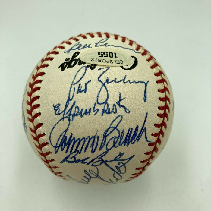 Beautiful 1976 Cincinnati Reds World Series Champs Team Signed Baseball JSA  COA