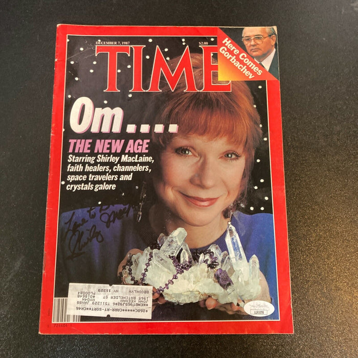Shirley MacLaine Signed Autographed Time Magazine JSA COA