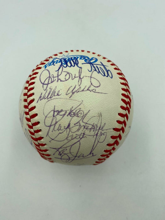 1982 Toronto Blue Jays Team Signed American League Baseball JSA COA