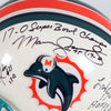 1972 Miami Dolphins Super Bowl Champs Team Signed Riddell Helmet JSA COA