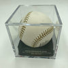 Hank Aaron Signed Major League Gold Glove Baseball PSA DNA Graded 10 GEM MINT